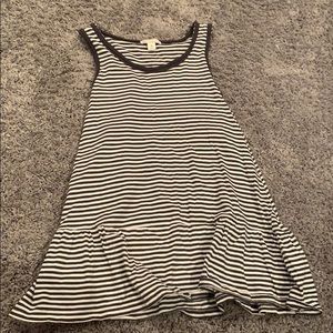 Gap peplum cotton tank top